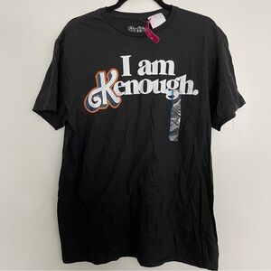 Men’s Barbie I Am Kenough T-Shirt Black Size Large